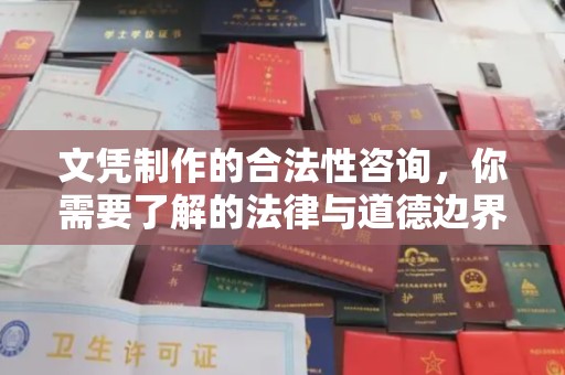 介休文凭制作的合法性咨询，你需要了解的法律与道德边界