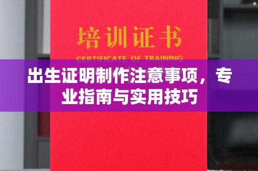 介休出生证明制作注意事项，专业指南与实用技巧