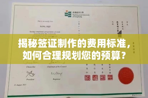介休揭秘签证制作的费用标准，如何合理规划您的预算？