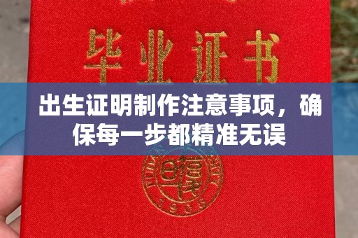 介休出生证明制作注意事项，确保每一步都精准无误