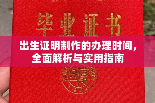 介休出生证明制作的办理时间，全面解析与实用指南
